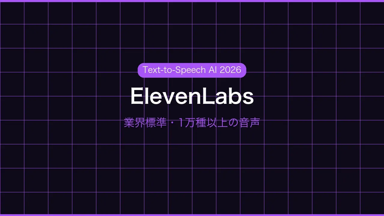 ElevenLabsのイメージ