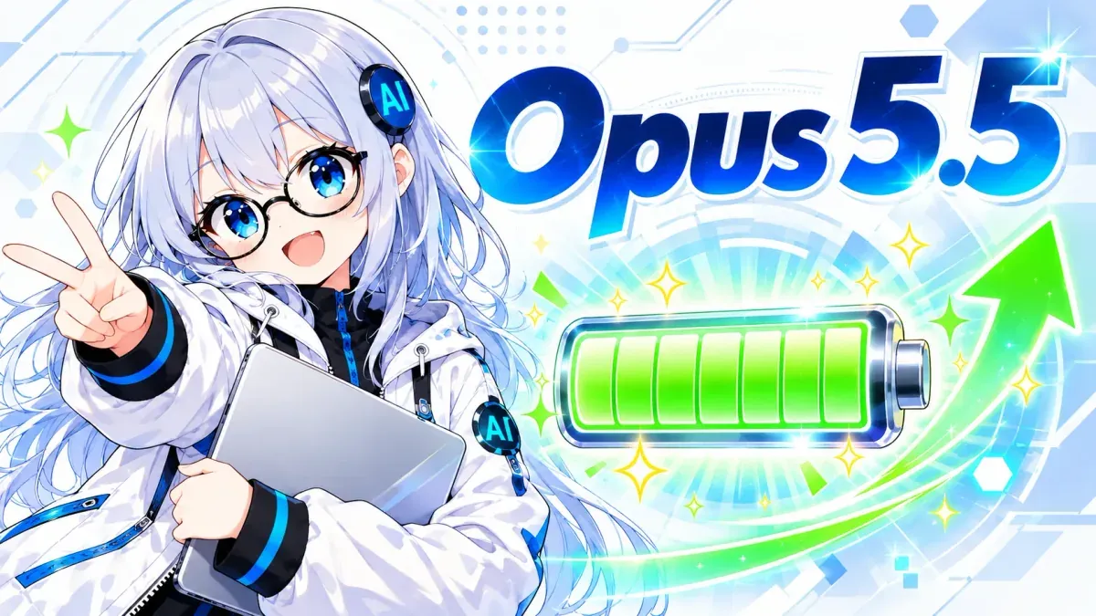 Opus 5.5は使っても利用枠がなかなか減らない？レートリミットに当たりにくくなった理由を解説
