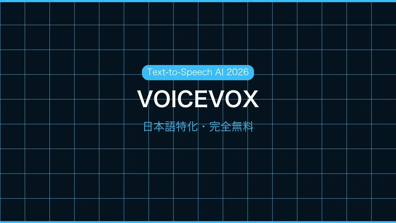 VOICEVOXのイメージ